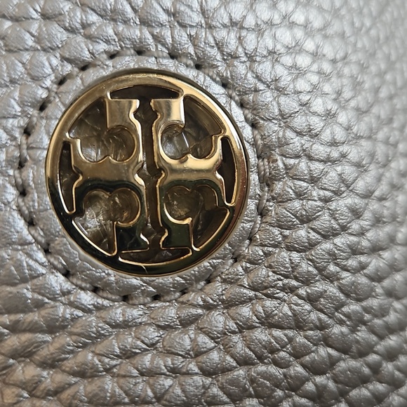 Tory Burch Metallic Textured Tote - Picture 14 of 17